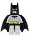 Minifig No: bat001  Name: Batman, Light Bluish Gray Suit with Black Mask