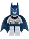 Minifig No: bat022  Name: Batman, Light Bluish Gray Suit with Dark Blue Mask