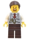 Minifig No: bdp026  Name: The LEGO Story Plastic Molding Engineer - Vintage