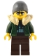 Minifig No: bdp087 Name: Traveler - Male, Dark Green Hoodie, Dark Brown Legs, Tan Fur Collar, Dark Bluish Gray Beanie Minifig No: bdp087 Name: Traveler - Male, Dark Green Hoodie, Dark Brown Legs, Tan Fur Collar, Dark Bluish Gray Beanie