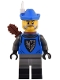 Minifig No: bdp099  Name: Mountain Fortress Black Falcon Archer - Male