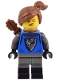 Minifig No: bdp101  Name: Mountain Fortress Black Falcon Archer - Female
