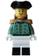 Minifig No: bdp262 Name: Imperial Soldier - Female, Sand Green Jacket Formal, White Legs with Black Boots, Reddish Brown Backpack, Black Tricorne Hat Minifig No: bdp262 Name: Imperial Soldier - Female, Sand Green Jacket Formal, White Legs with Black Boots, Reddish Brown Backpack, Black Tricorne Hat