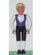 Minifig No: belvMale19 Name: Belville Male - King - Black Pants, White Shirt, Dark Purple Waistcoat with Gold Trim, Black Shoes, Light Yellow Hair Minifig No: belvMale19 Name: Belville Male - King - Black Pants, White Shirt, Dark Purple Waistcoat with Gold Trim, Black Shoes, Light Yellow Hair