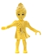 Minifig No: belvfairy09  Name: Belville Fairy - Light Yellow with Moon Pattern (Millimy)
