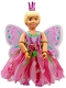Minifig No: belvfemale30a  Name: Belville Female - Princess Vanilla, Pink Skirt, Pink Wings