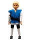 Minifig No: belvmale11a  Name: Belville Male - Prince Justin - White Shirt with Laces and Royal Crest Logo Pattern, Vest with Black Belt
