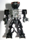 Minifig No: bio015a  Name: Bionicle Mini - Barraki Mantax (Pearl Dark Gray Torso)