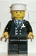 Minifig No: boat001 Name: Boat Admiral with Gold Anchor Pattern Minifig No: boat001 Name: Boat Admiral with Gold Anchor Pattern
