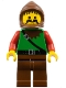 Minifig No: cas010  Name: Dark Forest - Forestman 4, Brown Legs