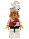 Minifig No: cas059  Name: Royal Knights - King, with black/white legs