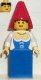 Minifig No: cas097  Name: Maiden, Red Cone Hat