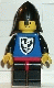 Minifig No: cas099  Name: Black Falcon - Black Legs with Red Hips, Black Neck-Protector