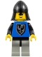 Lot ID: 347256252  Minifig No: cas103  Name: Black Falcon - Light Gray Legs with Black Hips, Black Neck-Protector