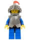 Lot ID: 316197822  Minifig No: cas171  Name: Breastplate - Armor over Red, Dark Gray Helmet and Visor, Red Feather