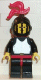 Minifig No: cas175  Name: Breastplate - Black, Black Legs with Red Hips, Black Grille Helmet, Red Plume, Red Plastic Cape