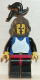 Minifig No: cas183  Name: Breastplate - Blue with Black Arms, Black Legs with Red Hips, Dark Gray Grille Helmet, Black Plume, Black Plastic Cape