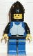 Minifig No: cas187  Name: Breastplate - Blue with Black Arms, Blue Legs with Black Hips, Black Chin-Guard