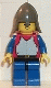 Minifig No: cas199  Name: Breastplate - Red with Blue Arms, Blue Legs with Black Hips, Dark Gray Neck-Protector