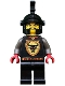 Minifig No: cas248  Name: Knights Kingdom I - Cedric the Bull (Robber Chief), Black Dragon Helmet