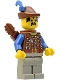 Minifig No: cas286  Name: Dark Forest - Forestman 2 with Quiver