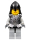 Minifig No: cas305  Name: Breastplate - Armor over Light Bluish Gray, Black Neck-Protector, Brown Moustache