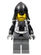 Minifig No: cas309  Name: Breastplate - Armor over Black, Black Neck-Protector (Squire)