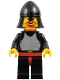 Lot ID: 410911890  Minifig No: cas322  Name: Breastplate - Black, Black Legs with Red Hips, Black Neck-Protector, Red Plastic Cape
