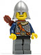 Minifig No: cas383  Name: Fantasy Era - Crown Knight Scale Mail with Chest Strap, Helmet with Neck Protector, Dual Sided Head, Quiver