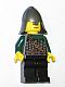 Minifig No: cas458  Name: Kingdoms - Dragon Knight Scale Mail with Chain and Belt, Helmet with Neck Protector, Scowl