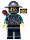 Minifig No: cas488  Name: Kingdoms - Dragon Knight Scale Mail with Chain and Belt, Helmet with Broad Brim, Quiver