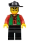 Minifig No: cc4065  Name: Male Actor, Red Shirt, Black Wide Brim Hat