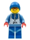 Minifig No: col028  Name: Skier, Series 2 (Minifigure Only without Stand and Accessories)