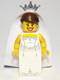 Minifig No: col100  Name: Bride, Series 7 (Minifigure Only without Stand and Accessories)
