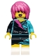 Minifig No: col111  Name: Rocker Girl, Series 7 (Minifigure Only without Stand and Accessories)