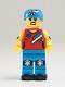 Minifig No: col136  Name: Roller Derby Girl, Series 9 (Minifigure Only without Stand and Accessories)