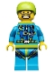 Minifig No: col150  Name: Skydiver, Series 10 (Minifigure Only without Stand and Accessories)