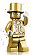 Minifig No: col161  Name: Mr. Gold, Series 10 (Minifigure Only without Stand and Accessories)