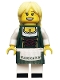 Minifig No: col165  Name: Pretzel Girl, Series 11 (Minifigure Only without Stand and Accessories)