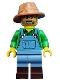 Lot ID: 242971746  Minifig No: col228  Name: Farmer, Series 15 (Minifigure Only without Stand and Accessories)