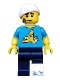 Minifig No: col231  Name: Clumsy Guy, Series 15 (Minifigure Only without Stand and Accessories)