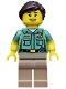 Minifig No: col235  Name: Animal Control, Series 15 (Minifigure Only without Stand and Accessories)