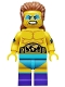 Minifig No: col241  Name: Wrestling Champion, Series 15 (Minifigure Only without Stand and Accessories)