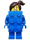 Minifig No: col314  Name: Brick Suit Girl, Series 18 (Minifigure Only without Stand and Accessories)