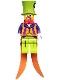 Minifig No: col315  Name: Party Clown, Series 18 (Minifigure Only without Stand and Accessories)