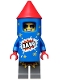 Minifig No: col316  Name: Firework Guy, Series 18 (Minifigure Only without Stand and Accessories)