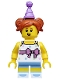 Minifig No: col317  Name: Birthday Party Girl, Series 18 (Minifigure Only without Stand and Accessories)