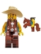 Minifig No: col326  Name: Cowboy Costume Guy, Series 18 (Minifigure Only without Stand and Accessories)