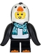Lot ID: 196240205  Minifig No: col340  Name: Penguin Suit Girl