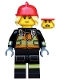 Minifig No: col349  Name: Fire Fighter, Series 19 (Minifigure Only without Stand and Accessories)